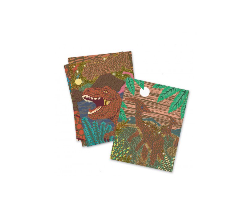 CARTE DA GRATTARE - DINOSAURI