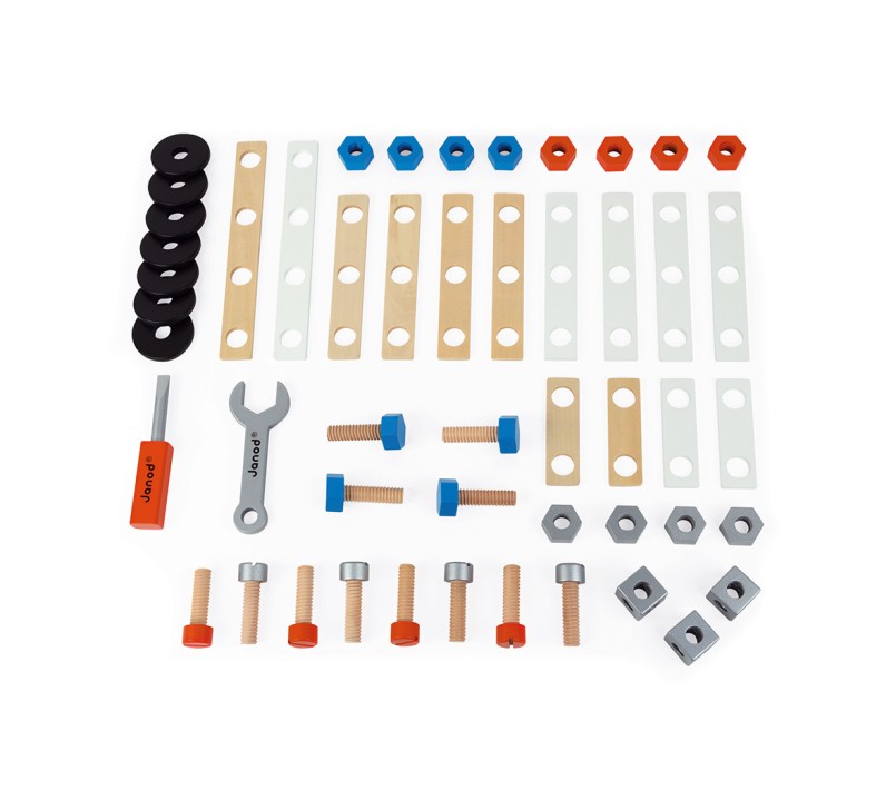 SET COSTRUZIONI BRICOLO - 50 PEZZI