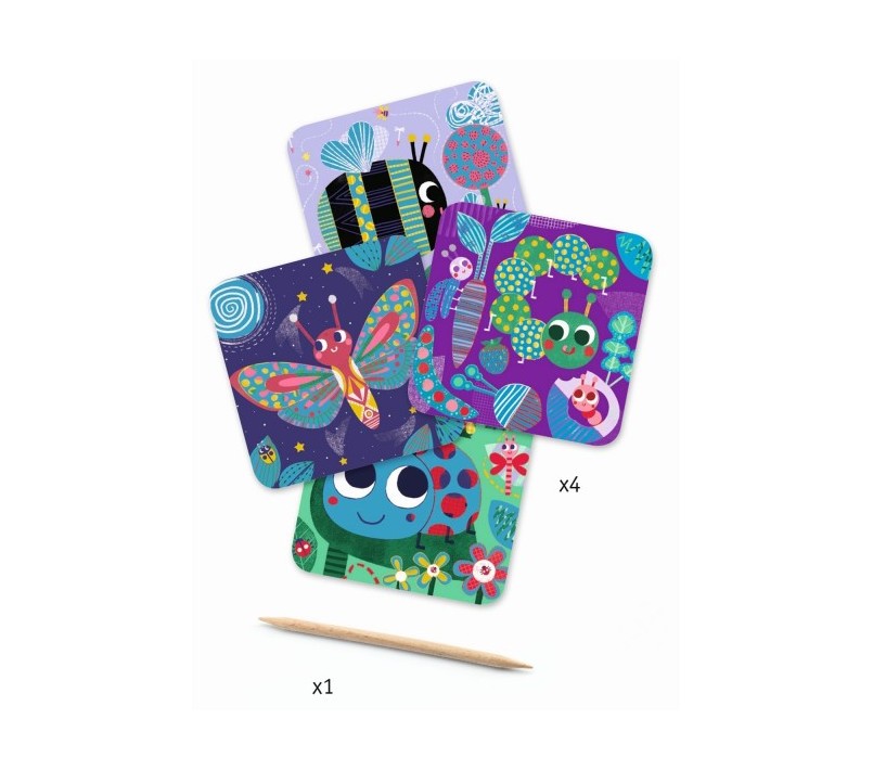 CARTE DA GRATTARE - PICCOLE BESTIOLINE