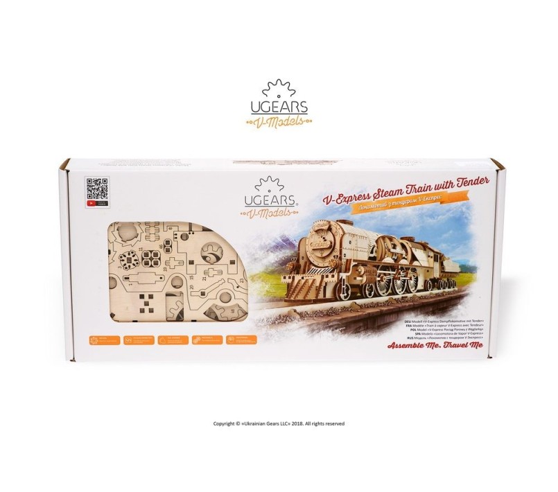 UGEARS -V-EXPRESS TRENO A VAPORE