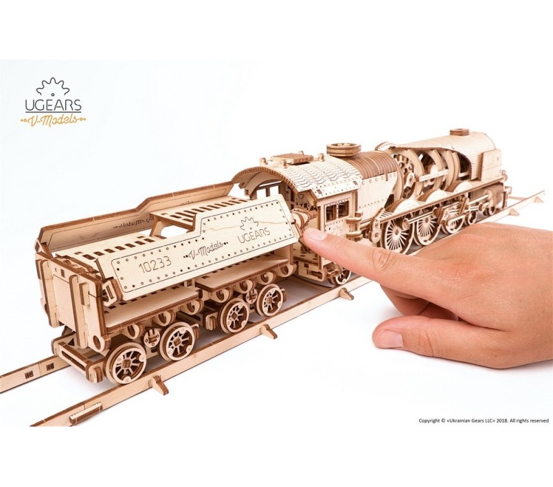 UGEARS -V-EXPRESS TRENO A VAPORE