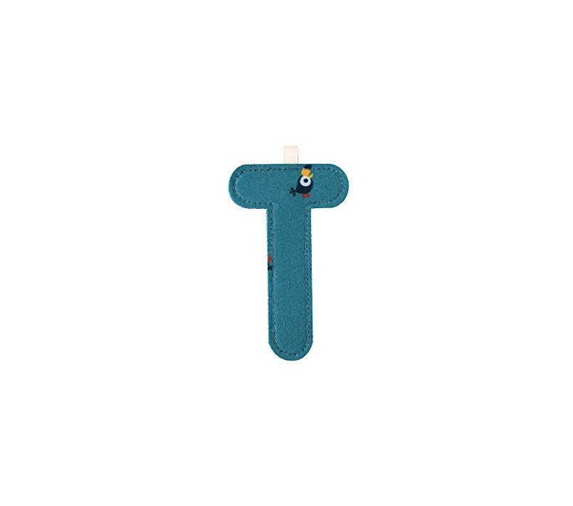 LETTERA "T" IN STOFFA DA APPENDERE