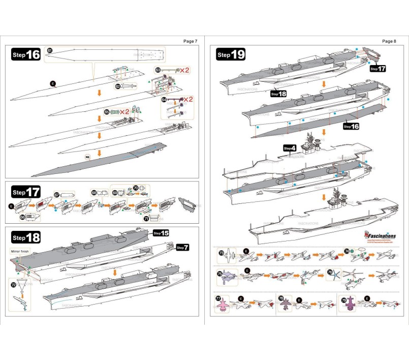 PORTAEREI USS ROOSEVELT - METAL EARTH ICONX