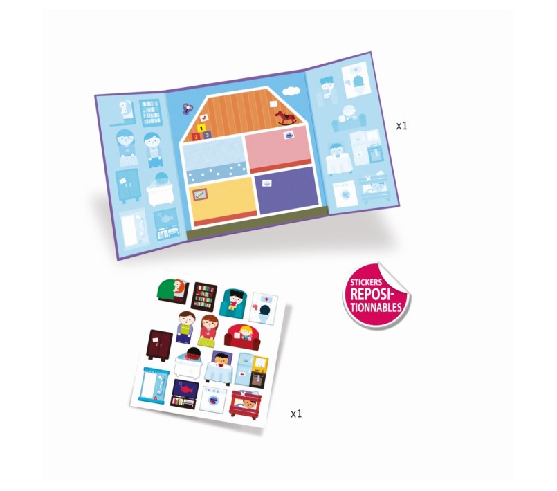 STICKERS ATTACCA E STACCA - CASA