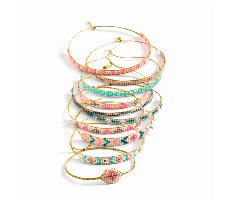 TELAIO BRACCIALETTI DI PERLINE