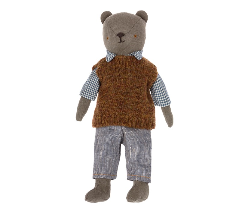 ORSO TEDDY - CAMICIA GILET PANTALONI ORSO PAPA'