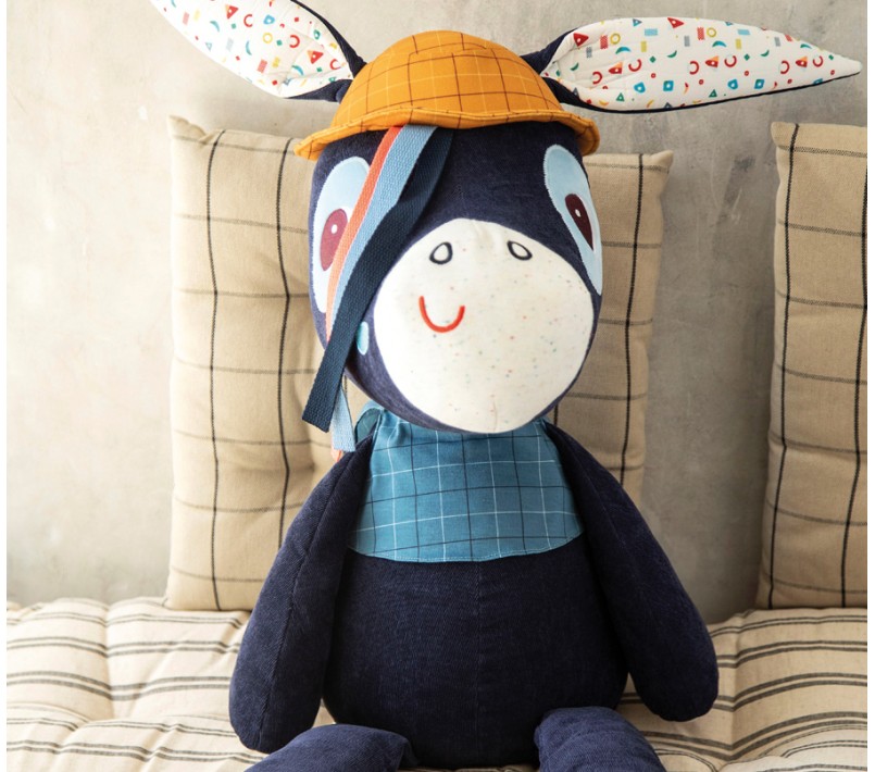 PELUCHE GIGANTE - IGNACE L'ASINO