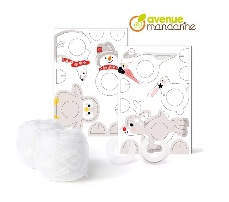 SET POMPON DECORI NATALE DA CREARE