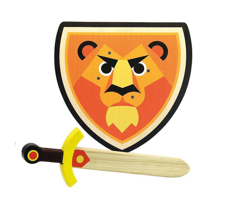 Vilac Set Giochi In Legno Pirati E Cavalieri - Giocattolo Educativo Per Bambini 4+ Anni, Design Francese