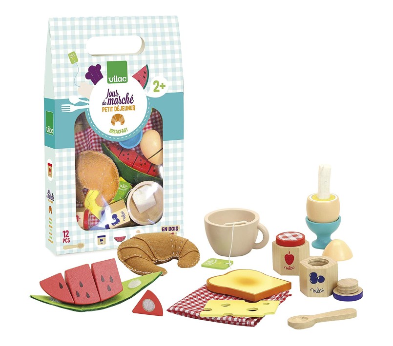 SET COLAZIONE IN LEGNO E FELTRO