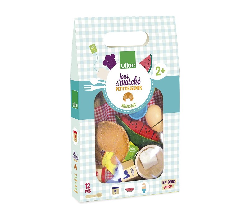 SET COLAZIONE IN LEGNO E FELTRO