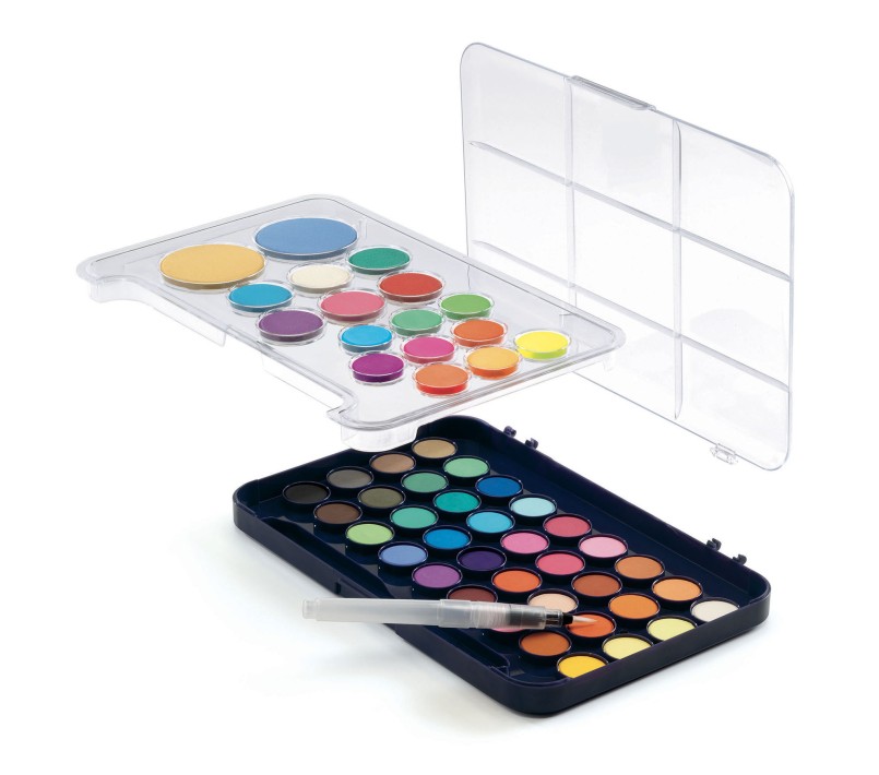 TEMPERE GUAZZI - PALETTE 50 COLORI 