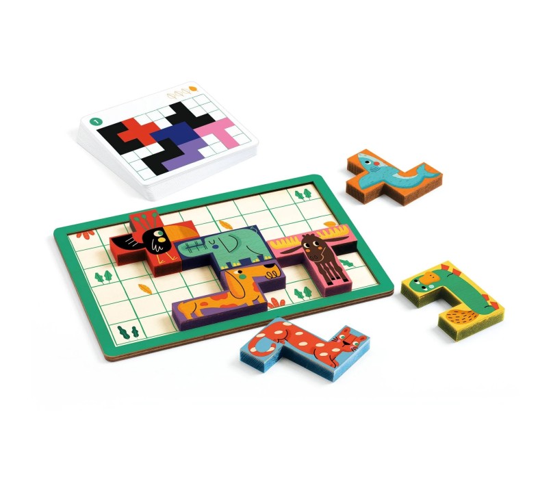 ROMPICAPO IN LEGNO PENTANIMO - PENTAMINO