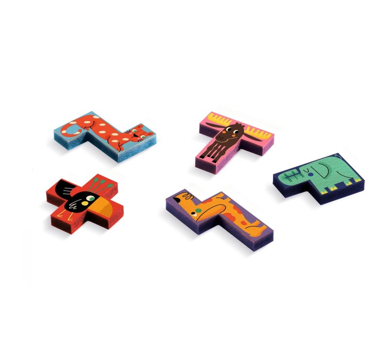 ROMPICAPO IN LEGNO PENTANIMO - PENTAMINO