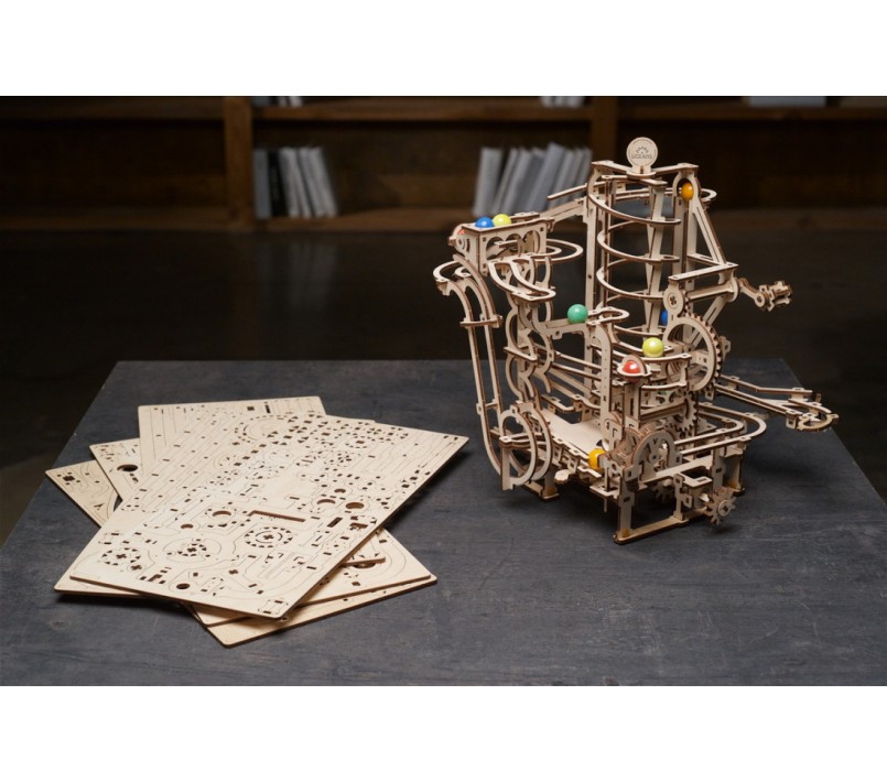 UGEARS - PISTA BIGLIE N4 - SCIVOLO A SPIRALE