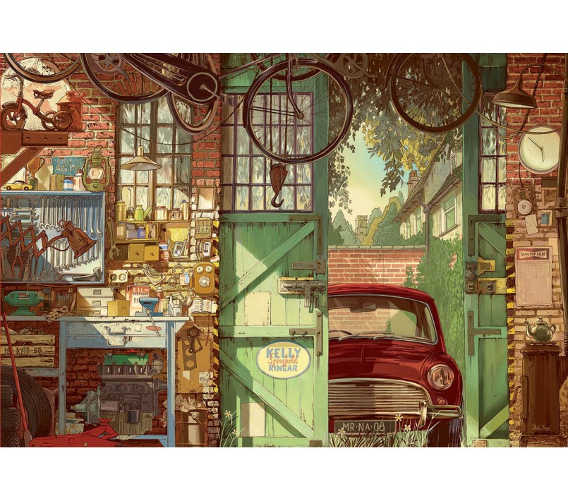 PUZZLE EDUCA - VECCHIO GARAGE INGLESE 1500 PZ