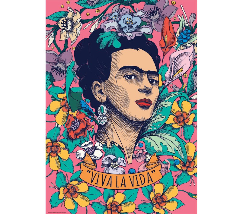 PUZZLE EDUCA - VIVA LA VIDA - FRIDA KAHLO 500 PZ