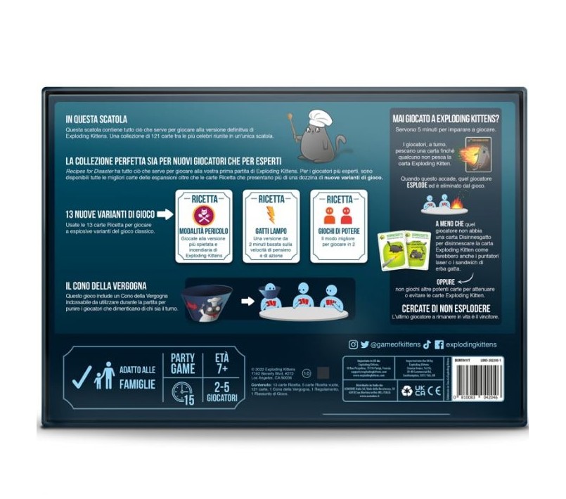 EXPLODING KITTENS - RECIPES FOR DISASTER