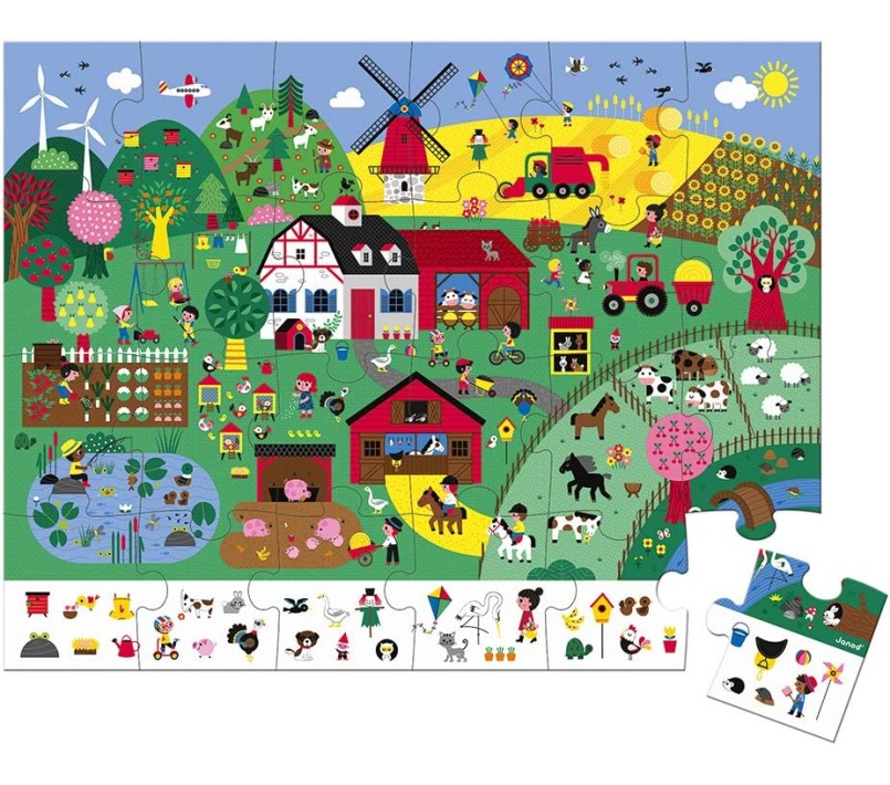 PUZZLE DI OSSERVAZIONE - FATTORIA