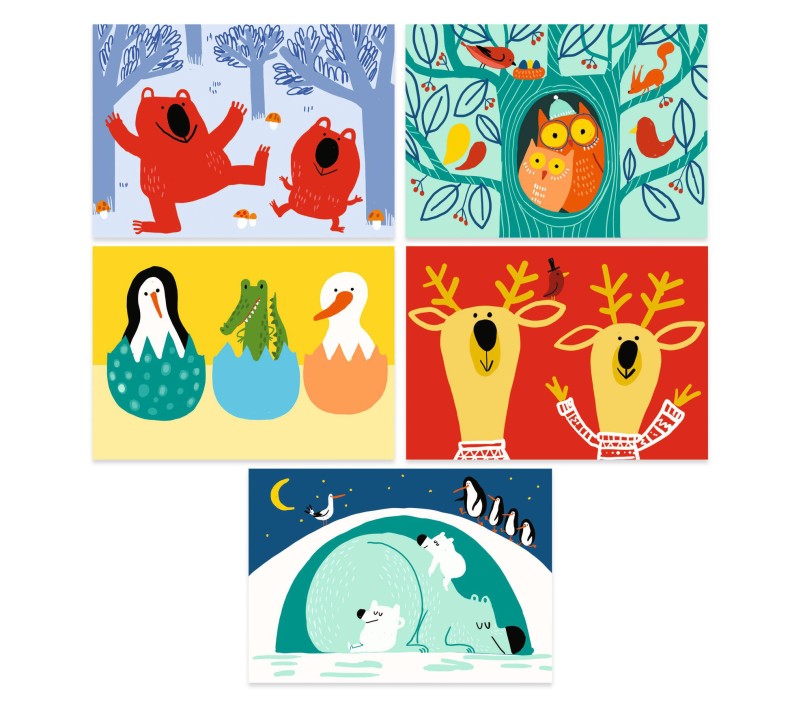 CARTE DA GRATTARE PER I PICCOLI - ANIMALI DA SCOPRIRE