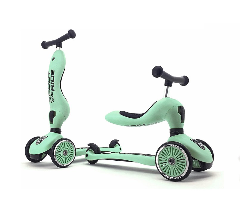 MONOPATTINO 2 IN 1 HIGHWAYKICK 1 SCOOT AND RIDE - KIWI