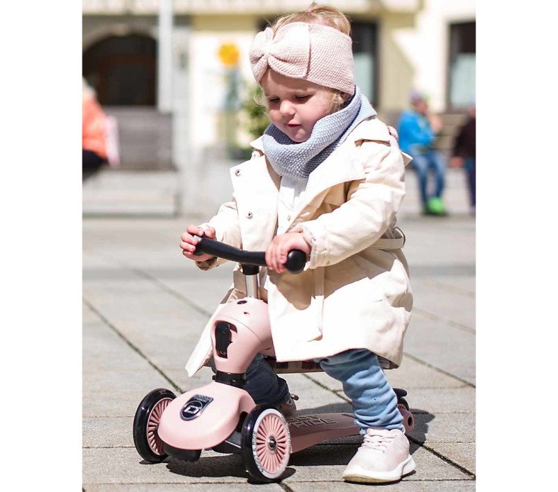 MONOPATTINO 2 IN 1 HIGHWAYKICK 1 SCOOT AND RIDE - ROSA