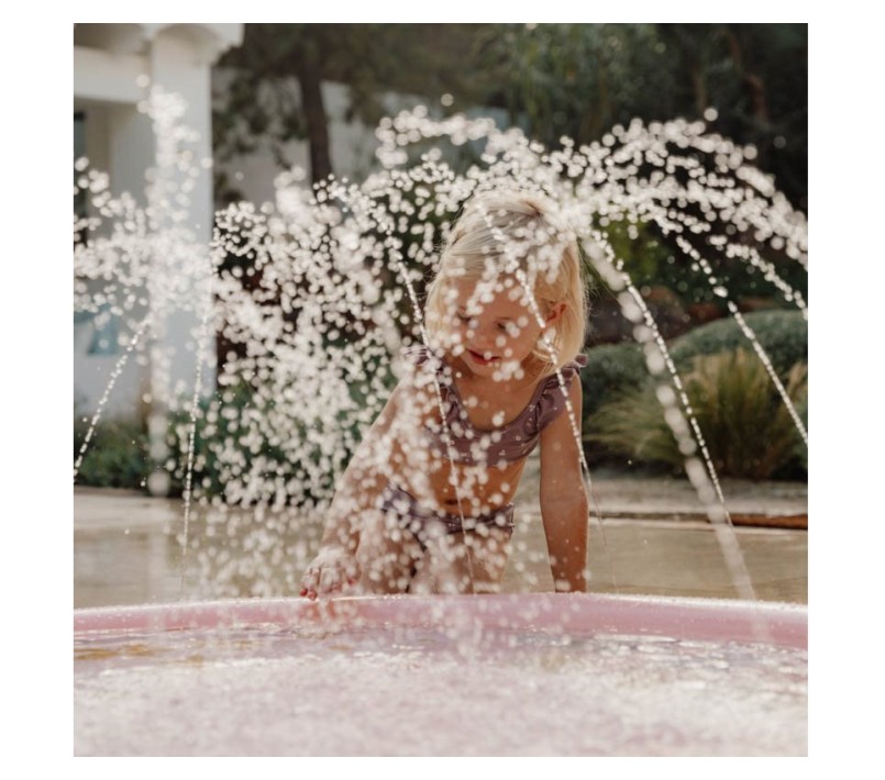 TAPPETONE PISCINETTA MILLE SPRUZZI - FLOWERS AND BUTTERFLIES