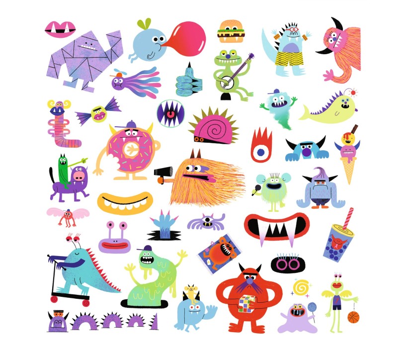 STICKERS MOSTRICIATTOLI