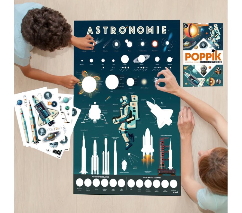 POPPIK - POSTER E STICKERS ASTRONOMIA