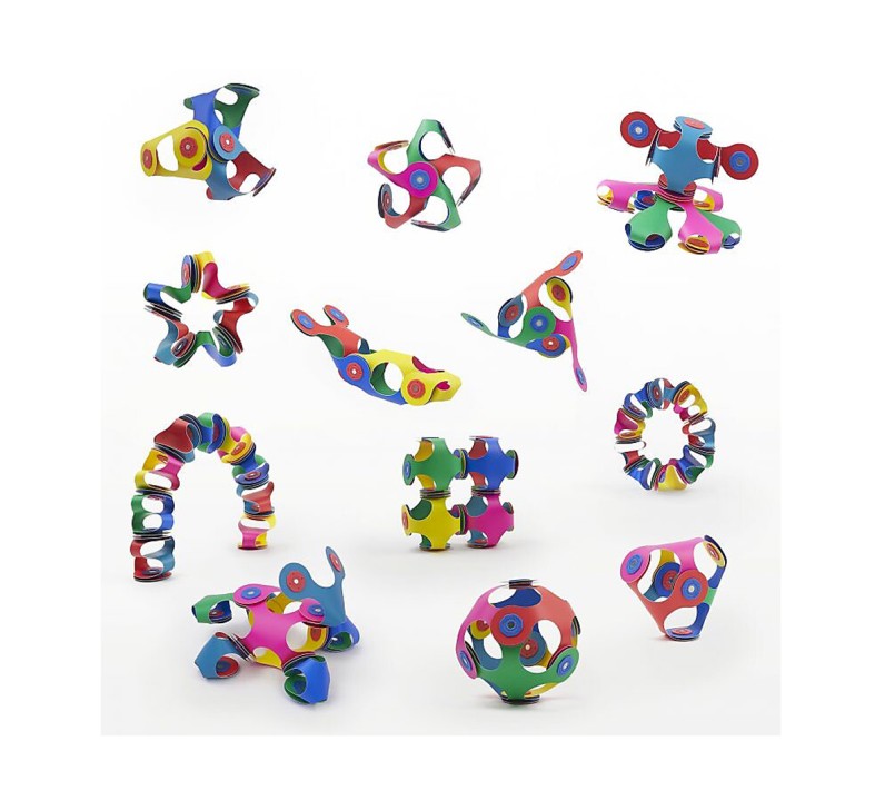 COSTRUZIONI MAGNETICHE CLIXO - STARTER PACK 9 PEZZI