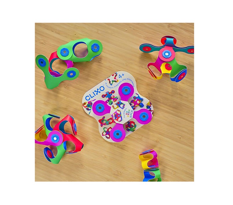 COSTRUZIONI MAGNETICHE CLIXO - STARTER PACK 9 PEZZI