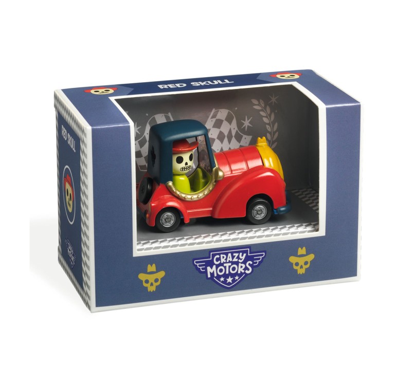 CRAZY MOTORS - RED SKULL