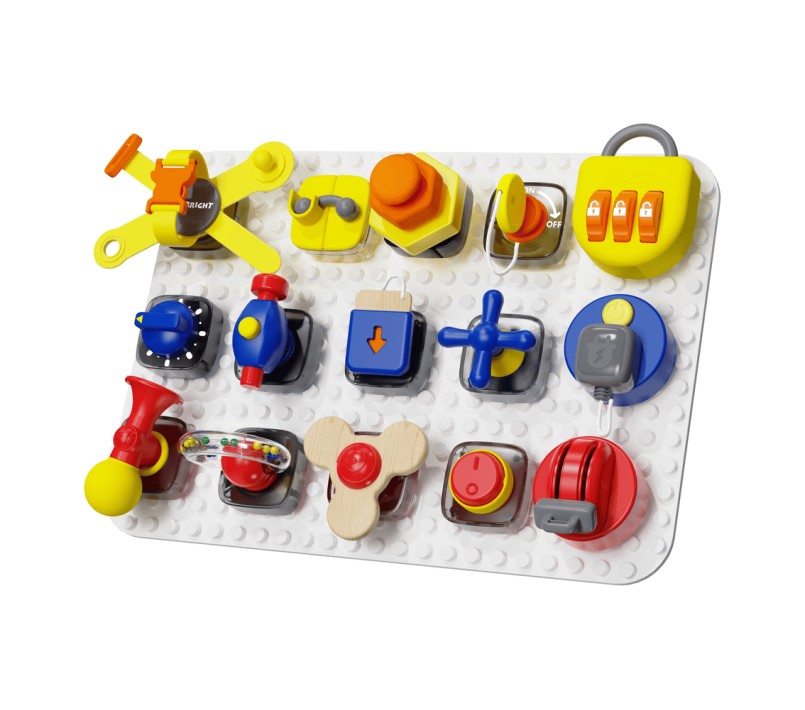 TAVOLETTA EDUCATIVA BUSY BOARD COMPONIBILE TOPBRIGHT