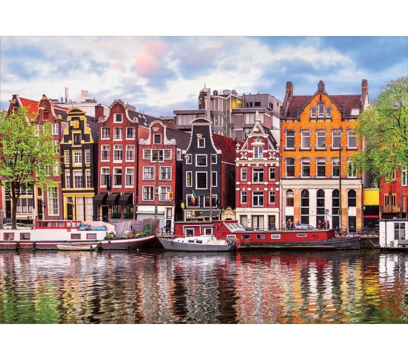 PUZZLE EDUCA - CASE DANZANTI AD AMSTERDAM 1000 PZ
