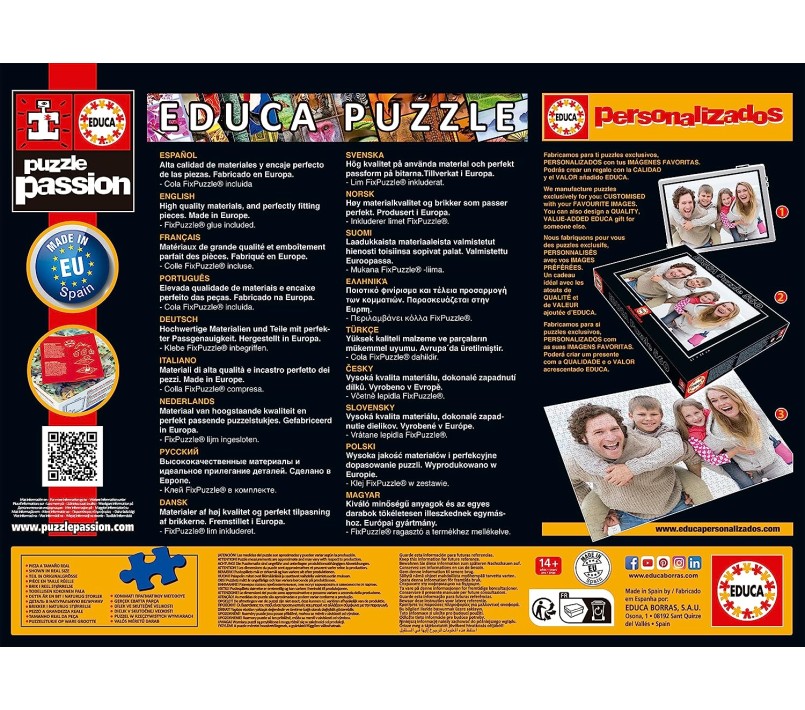 PUZZLE EDUCA - CASE DANZANTI AD AMSTERDAM 1000 PZ