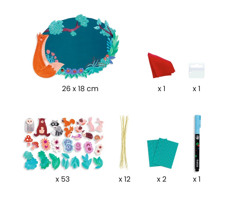 DIY - LAVAGNETTA CANCELLABILE DECORATIVA NEL BOSCO