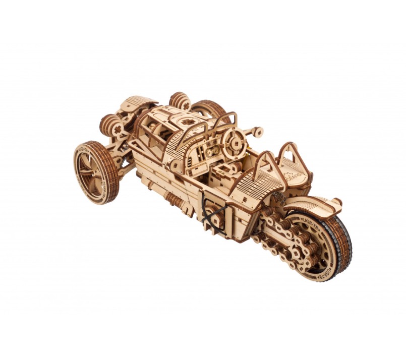 UGEARS - AUTO INGLESE A TRE RUOTE UGR-S