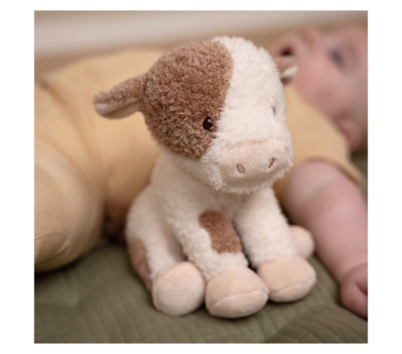 PELUCHE MUCCA LITTLE FARM 17 CM