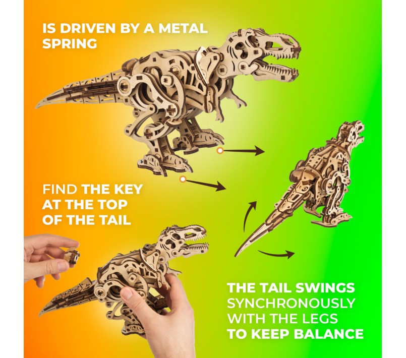 UGEARS - TIRANNOSAURO MECCANICO - T REX