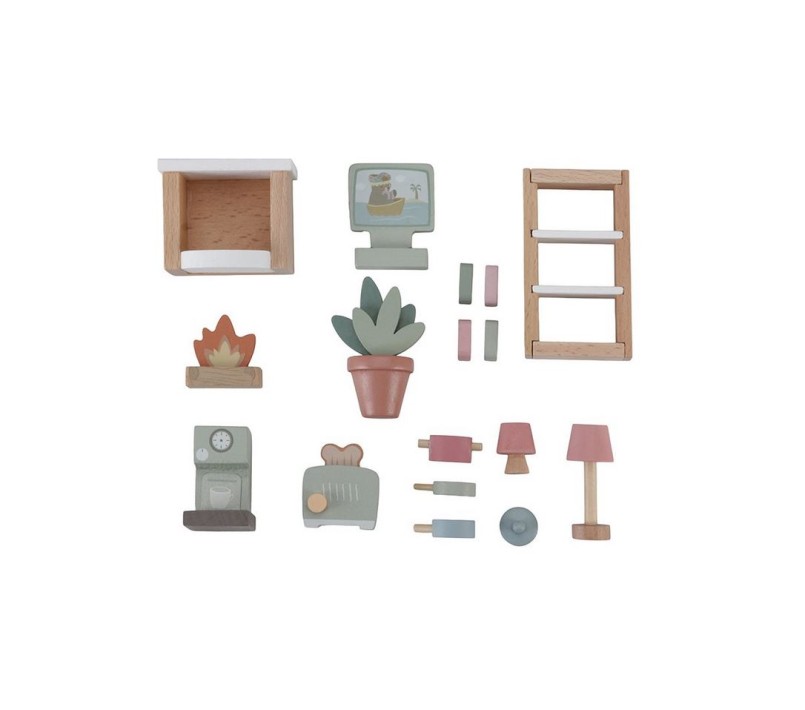 SET MOBILI PER CASA DELLE BAMBOLE - SOGGIORNO