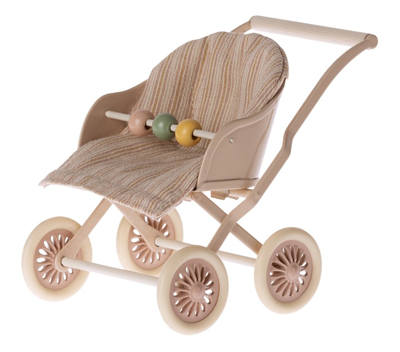 PASSEGGINO TOPINI BEBE' CON PALLINE -  ROSA
