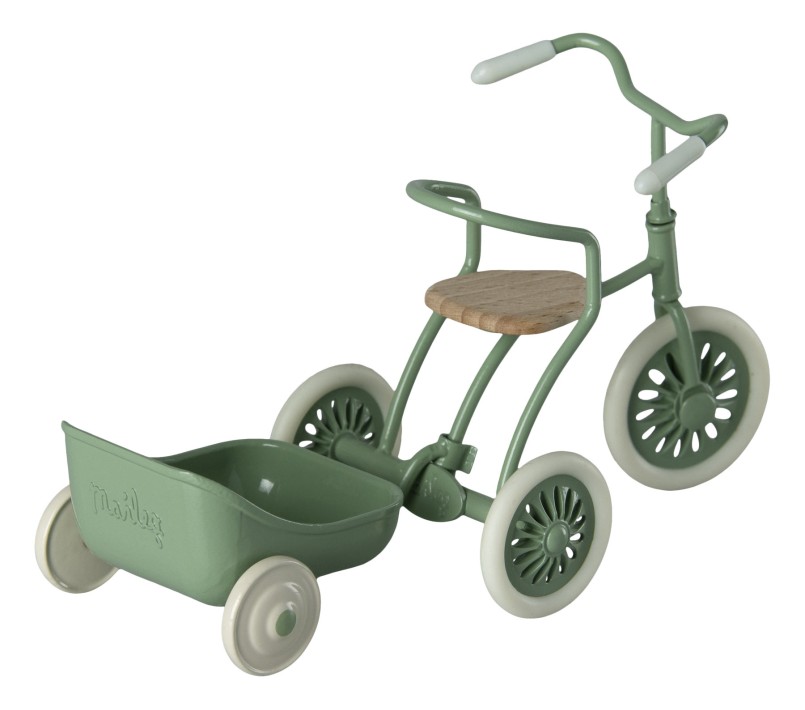 MICRO - CARRELLO PER TRICICLO PER TOPINI - VERDE