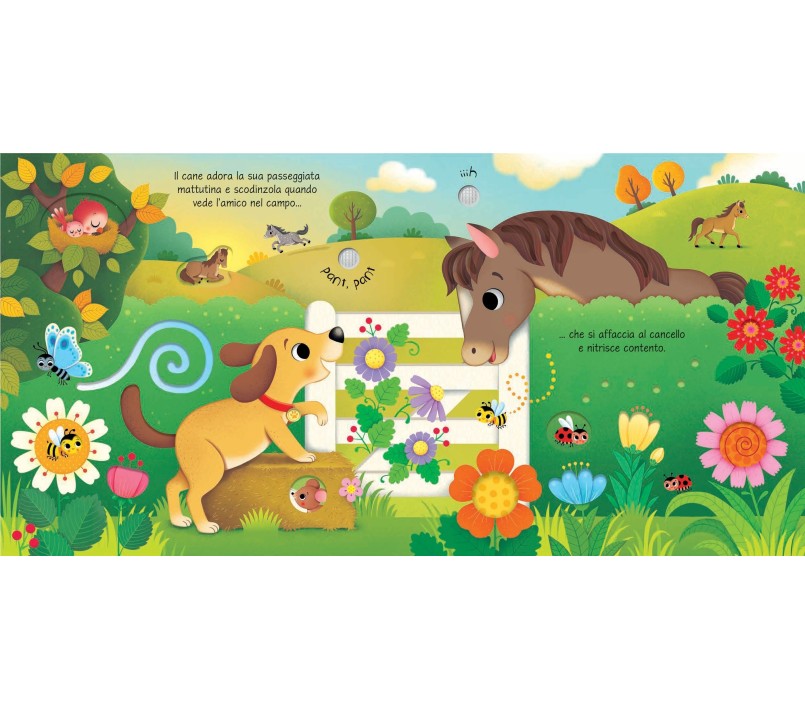 LIBRO TATTILE E SONORO - AMICI ANIMALI