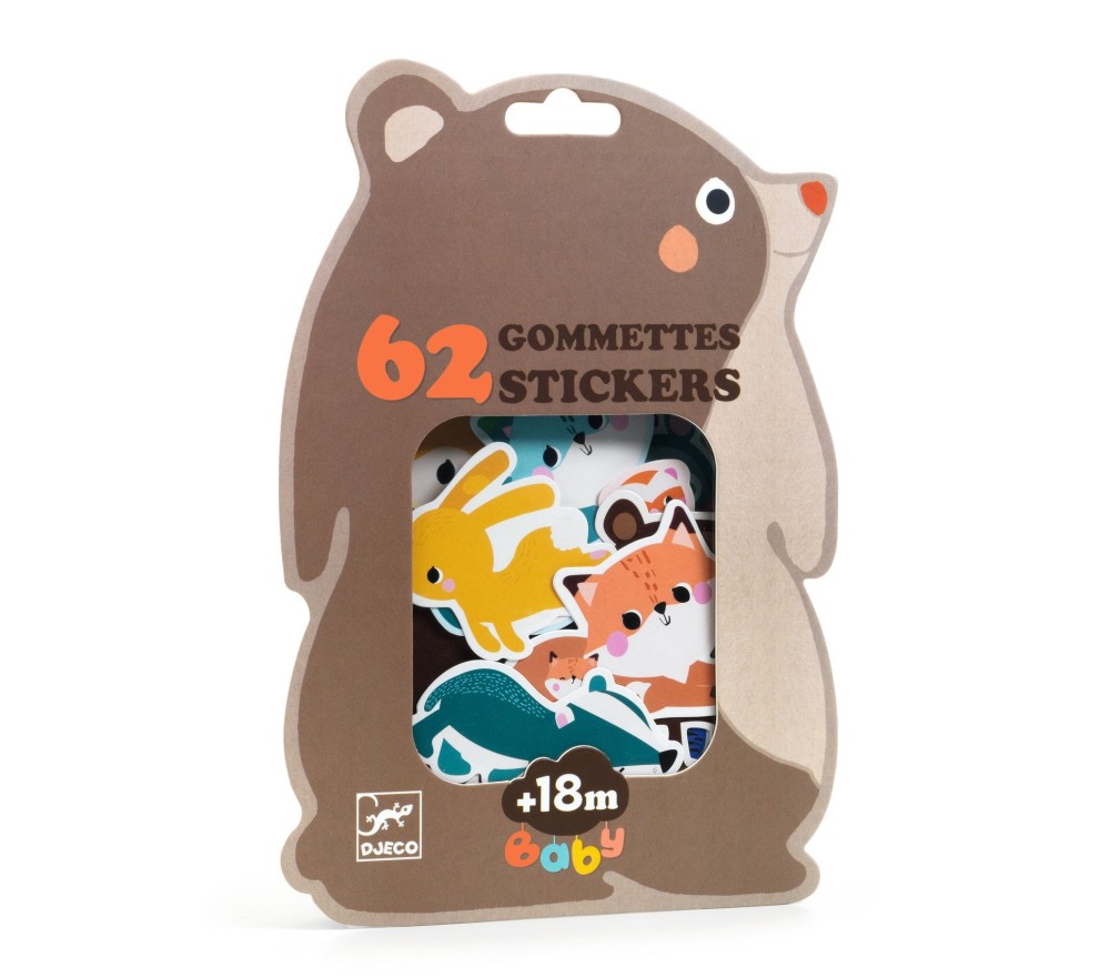 STICKERS PER I PICCOLI - ANIMALI DEL BOSCO STICKERS PER I PICCOLI - ANIMALI DEL BOSCO