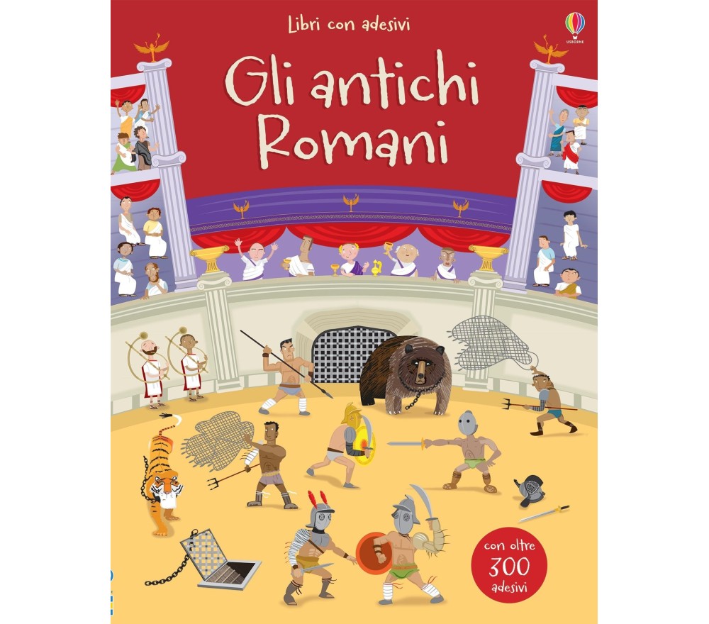 LIBRO CON ADESIVI - GLI ANTICHI ROMANI LIBRO CON ADESIVI - GLI ANTICHI ROMANI