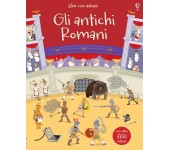 LIBRO CON ADESIVI - GLI ANTICHI ROMANI