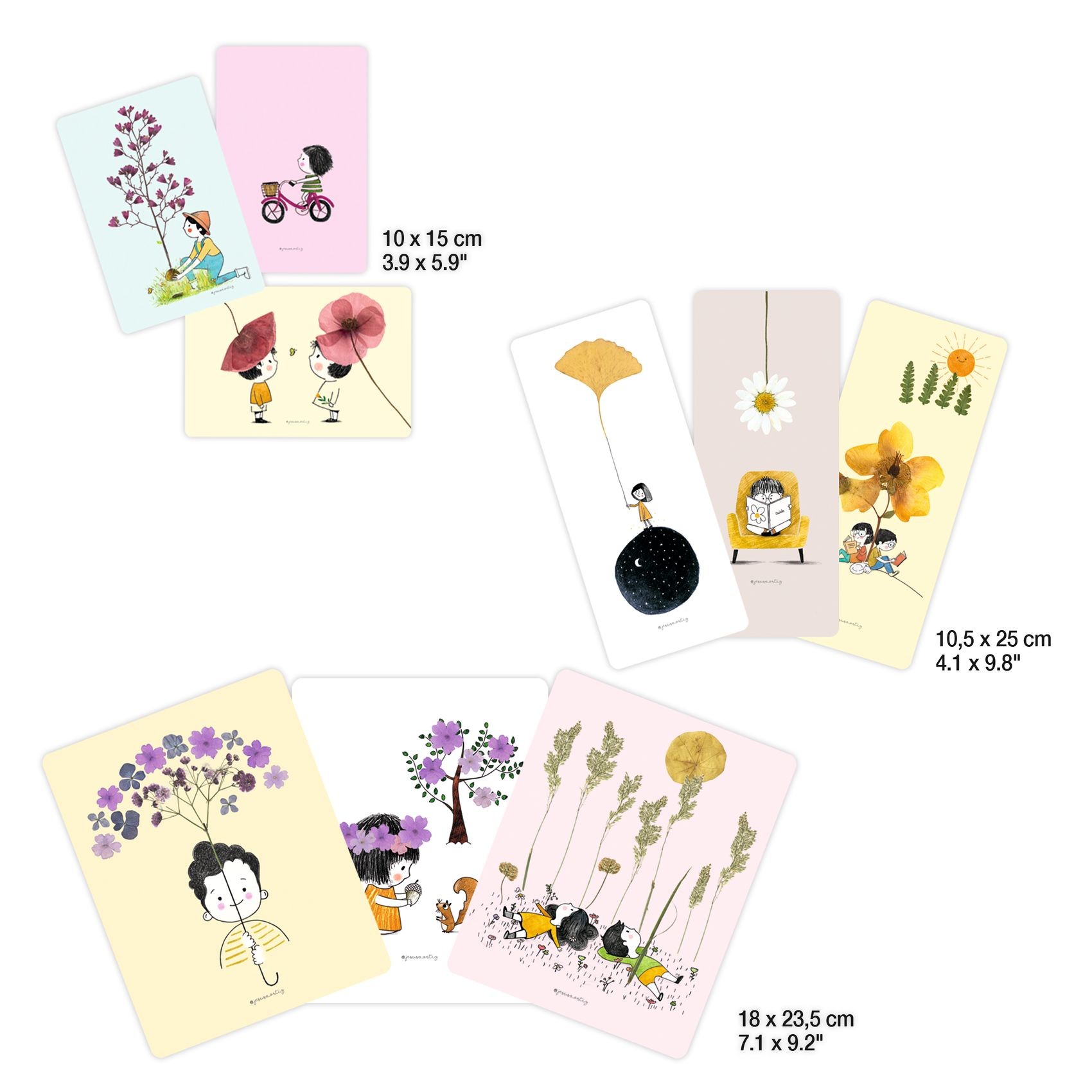 Happinit Mini pressa per fiori, kit di stampa per piccoli fiori, mini kit di conservazione delle piante per amanti dell'arte e dell'artigianato (argento