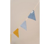 GHIRLANDA TRIANGOLINI - AZZURRO
