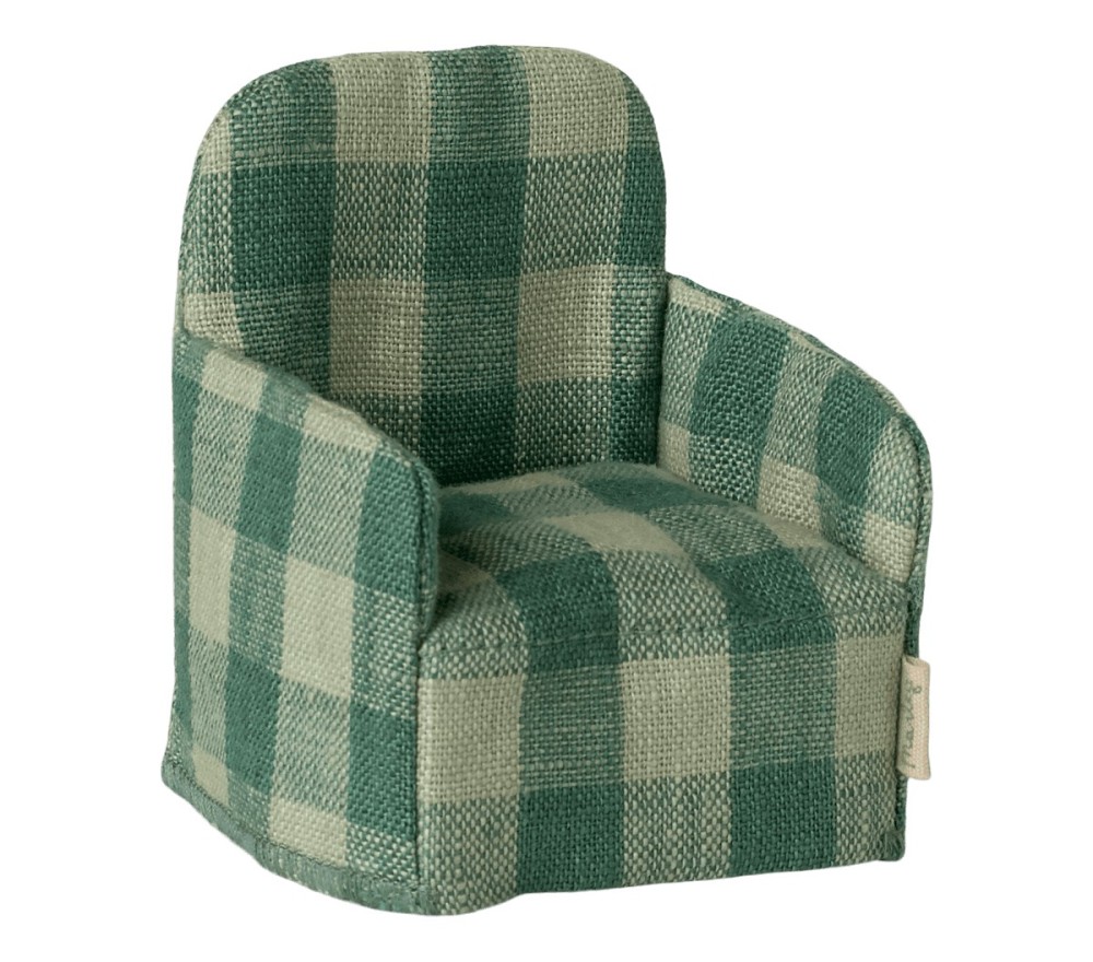 MICRO - POLTRONA QUADRI GRANDI VERDE