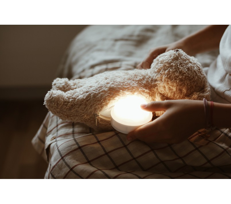 MOONIE 2.0 ORSO ORGANICO LUCE E SUONI - CARAMEL